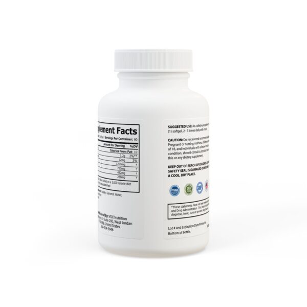 Omega-3 Fish Oil Supplement (60 Softgels) - Image 4