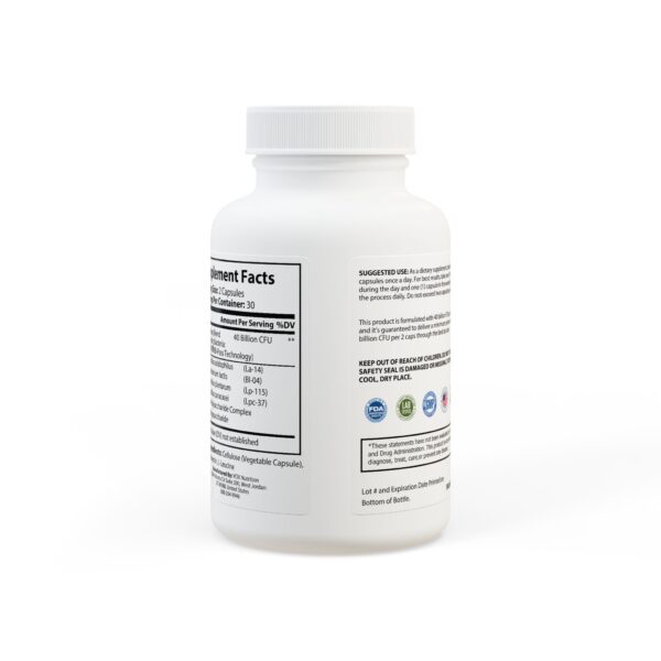 Probiotic Supplement (60 Capsules) - Image 4