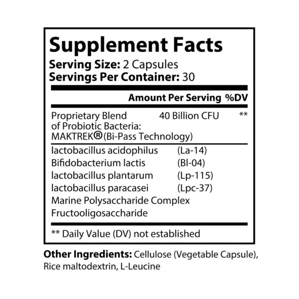 Probiotic Supplement (60 Capsules) - Image 7