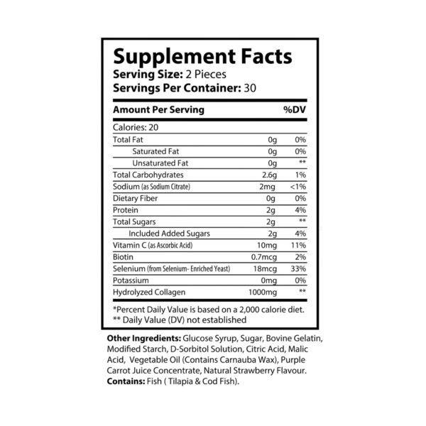 Collagen Gummies Supplement (60 Gummies) - Image 6