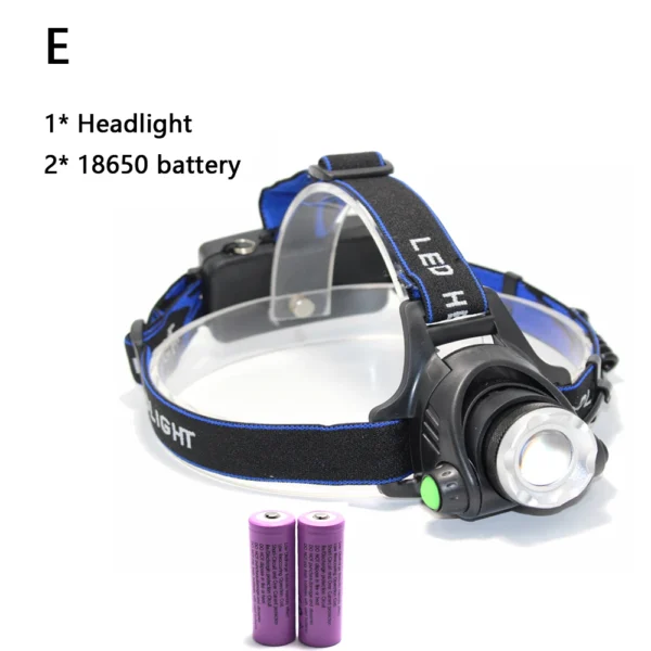 5000LM LED Rechargeable Headlamp - Image 8