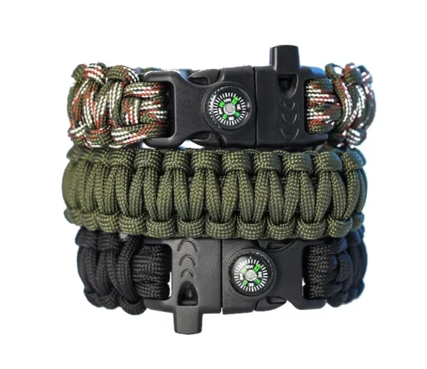 Multifunctional Paracord Survival Bracelet