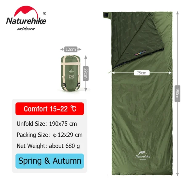 Naturehike LW180 Sleeping Bag - Image 7