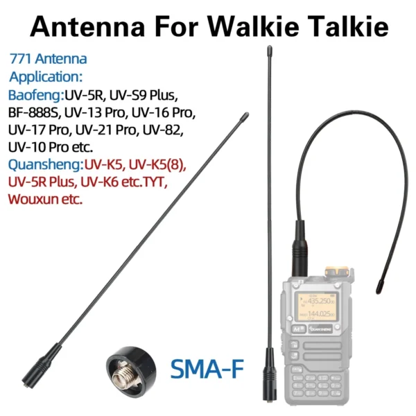 Dual Band SMA Female Antenna