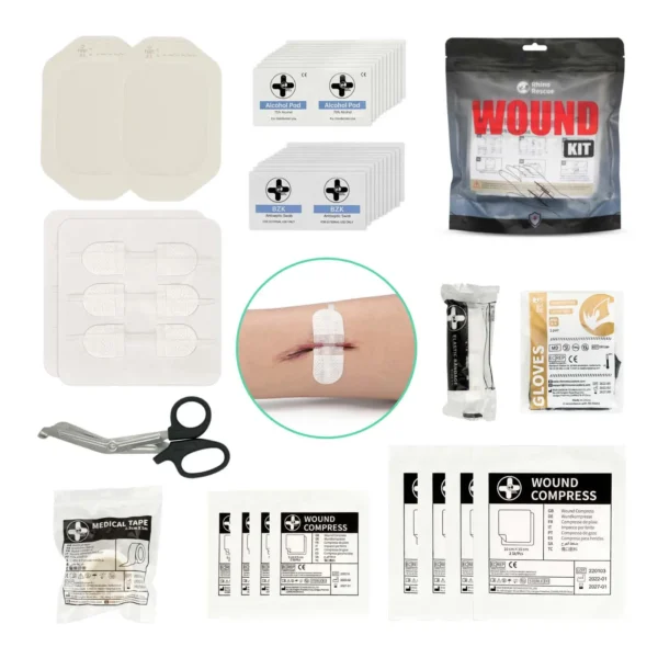 RHINO RESCUE Zip Stitch with Wound Dressings (6 pcs)