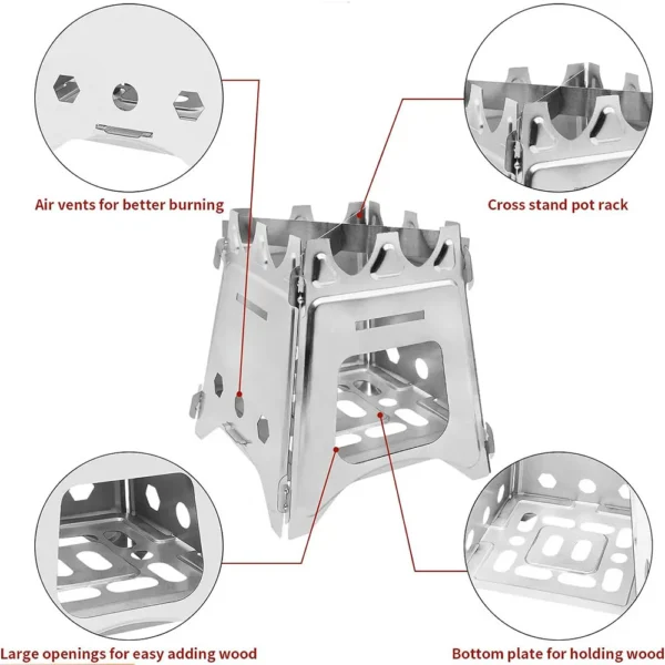 Portable Camping Wood Stove - Image 3