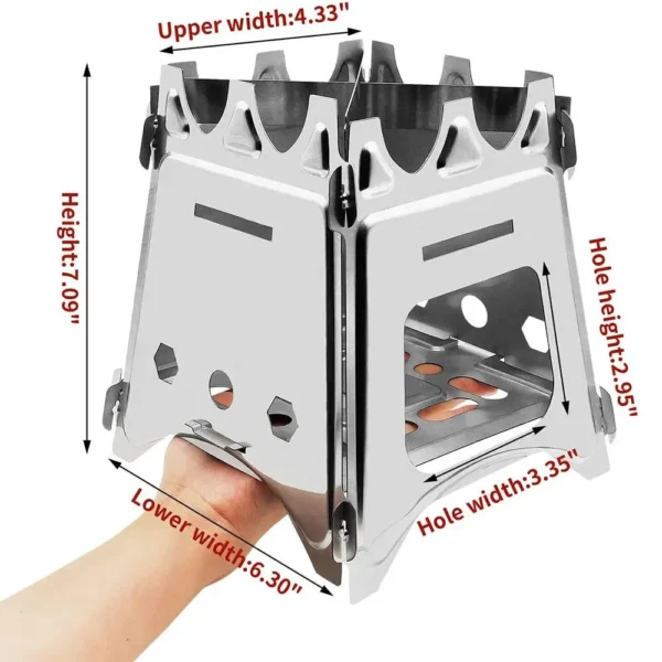 Portable Camping Wood Stove - Image 2