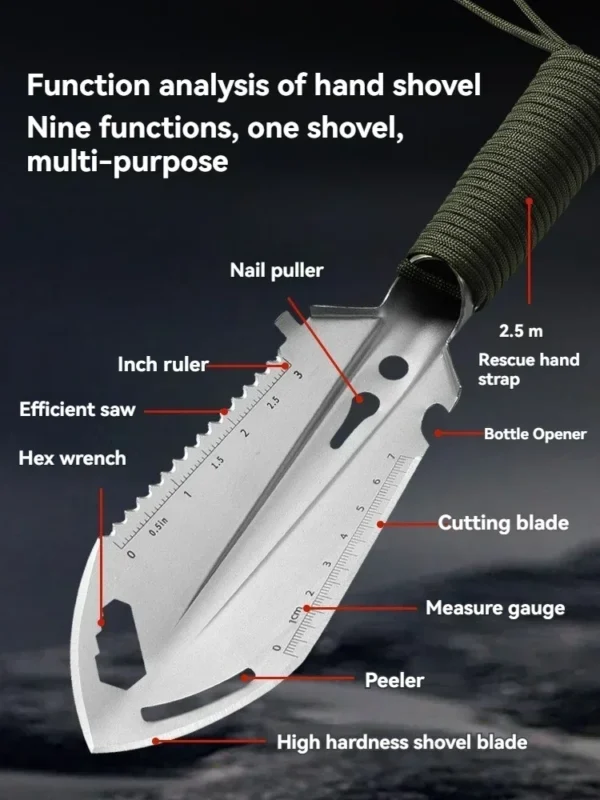 Portable Multifunctional Shovel - Image 3