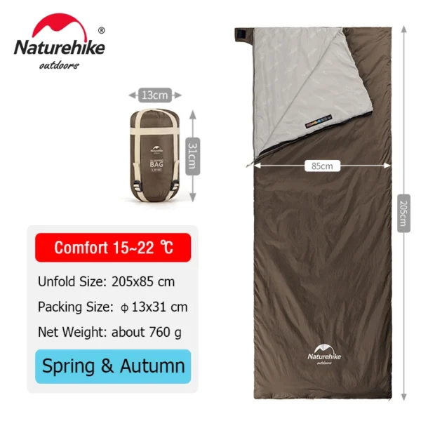 Naturehike LW180 Sleeping Bag - Image 11