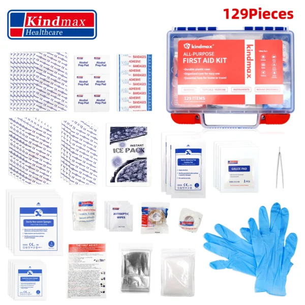 129 Piece First Aid Kit