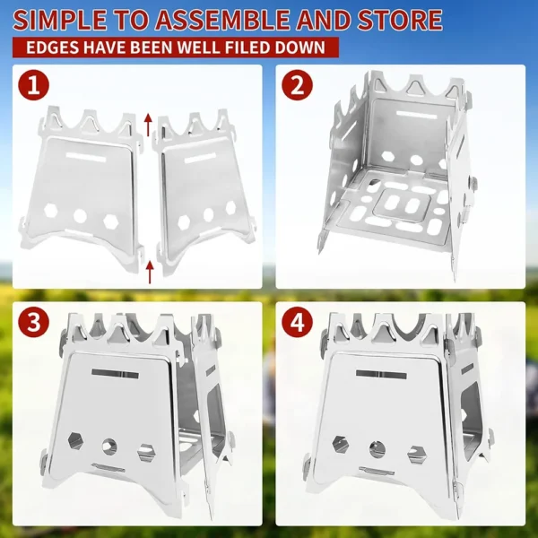 Portable Camping Wood Stove - Image 4