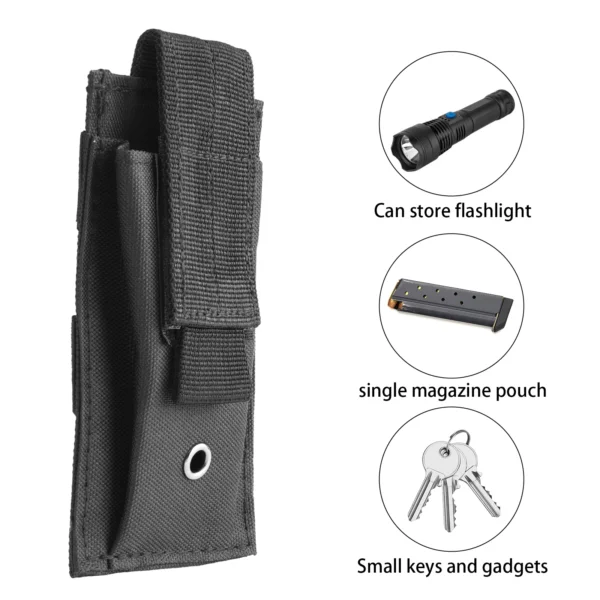 MOLLE Tactical Single Magazine Pouch - Image 3