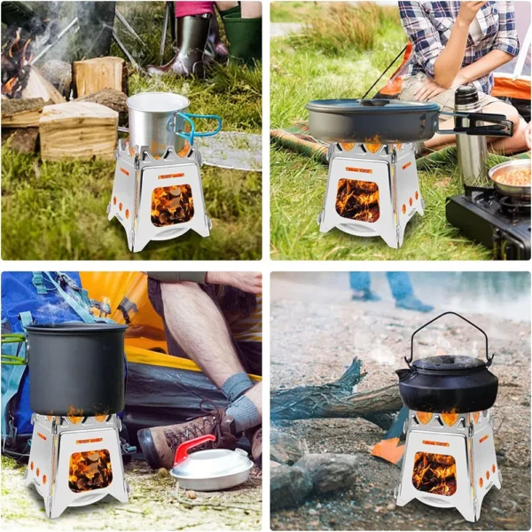 Portable Camping Wood Stove - Image 6