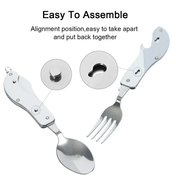 Folding Multifunctional Tableware Tool - Image 5