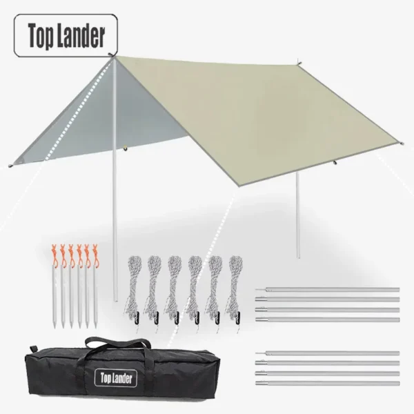 Waterproof Tarp Tent Shade - Image 8