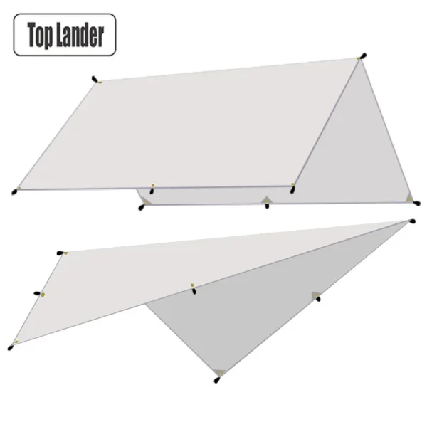 Waterproof Tarp Tent Shade - Image 7