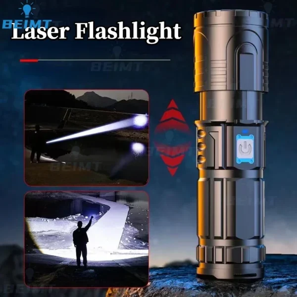 8000LM Super Bright Laser Flashlight - Image 3