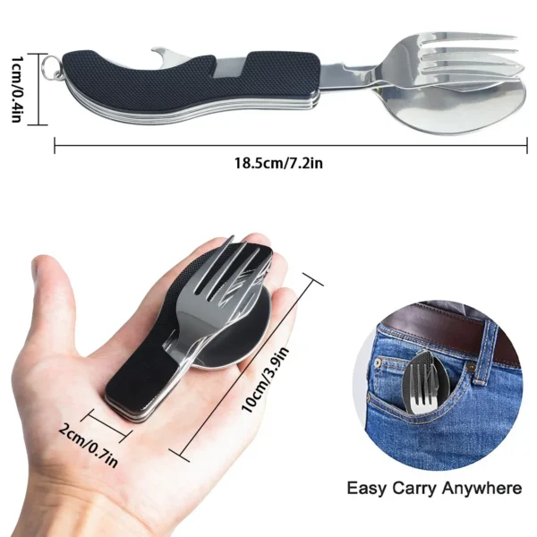 Folding Multifunctional Tableware Tool - Image 4