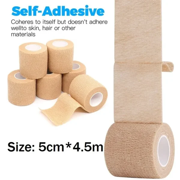 Disposable Self-Adhesive Elastic Bandage (3 Rolls) - Image 2