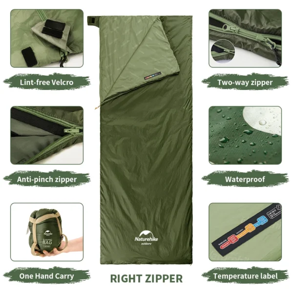 Naturehike LW180 Sleeping Bag - Image 5