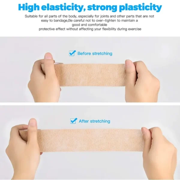 Disposable Self-Adhesive Elastic Bandage (3 Rolls) - Image 3