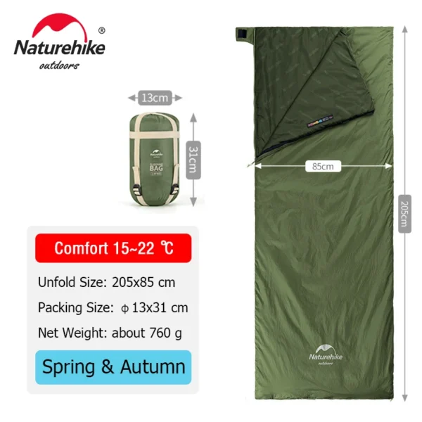 Naturehike LW180 Sleeping Bag - Image 8