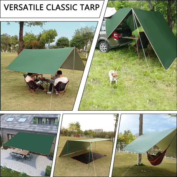 Waterproof Tarp Tent Shade - Image 2