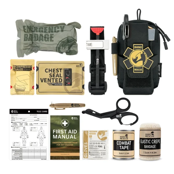 Rhino Rescue EDC Pouch First Aid Kit