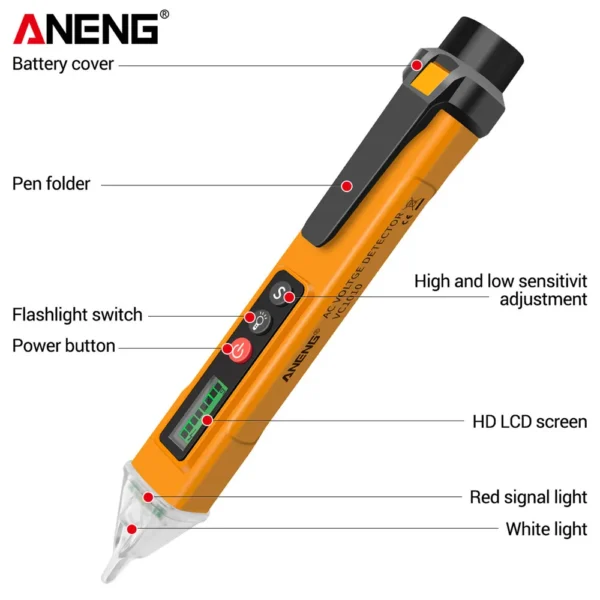 Non-Contact Digital Voltage Detector Pen - Image 4