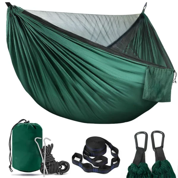 Portable Quick Setup Hammock with Mosquito Net - Image 7