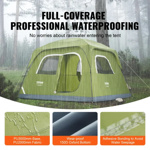 Large 6-Person Waterproof Tent - Image 3