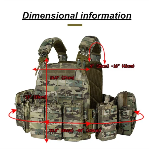 Tactical Plate Carrier Vest