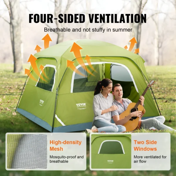 Large 6-Person Waterproof Tent - Image 5