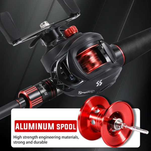 Carbon Fiber Fishing Rod and Reel Combo - Image 3