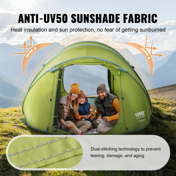 4-Person Pop Up Tent - Image 4